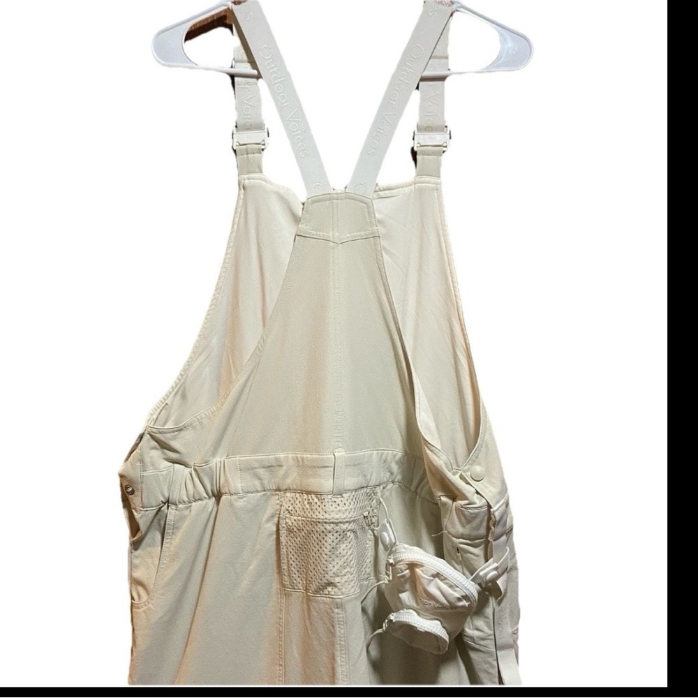 Outdoor Voices RecTrek Zip-Off Overalls Cream Size XXXL - Picture 9 of 10